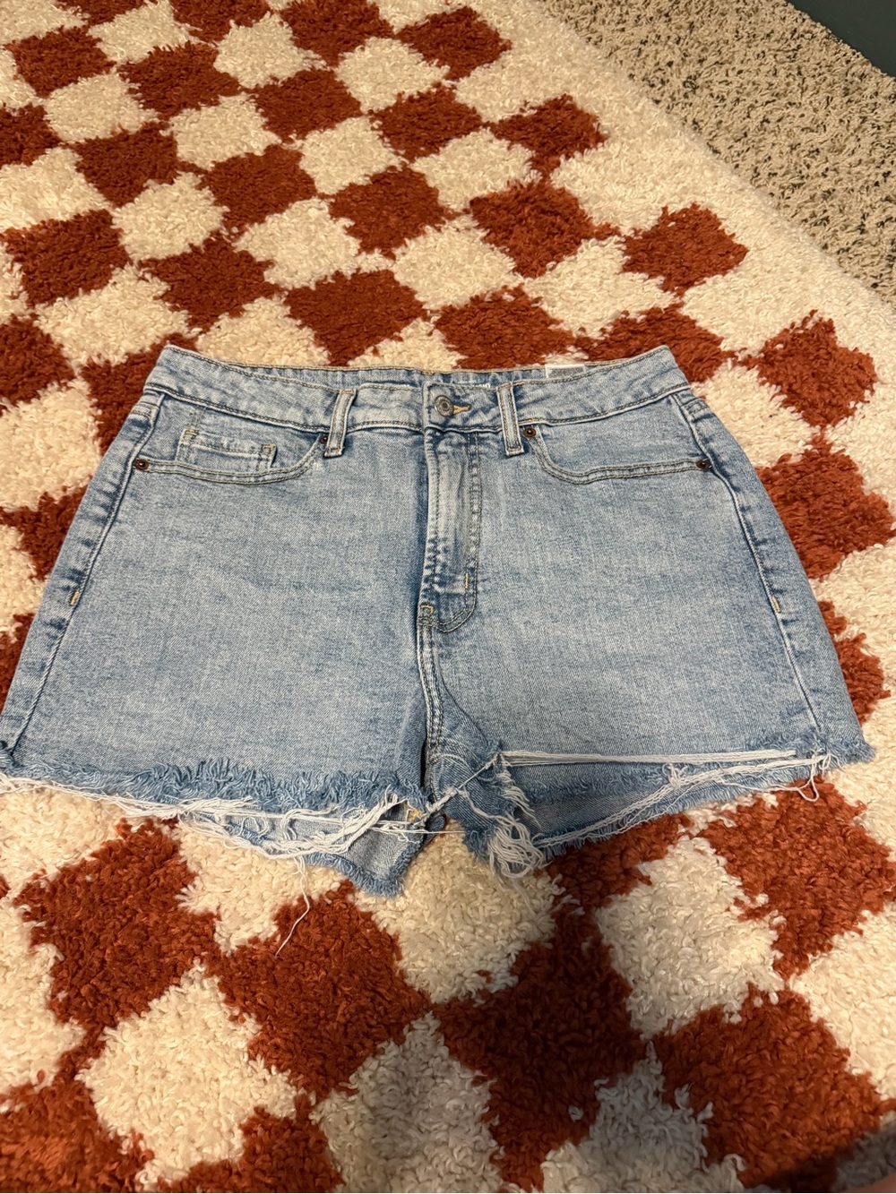 Old Navy Light Blue O.G. Straight Denim Cutoff Shorts